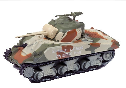 WWII Sherman M4A3 First in Bastogne + The Chateau, 1/100, Johnny 